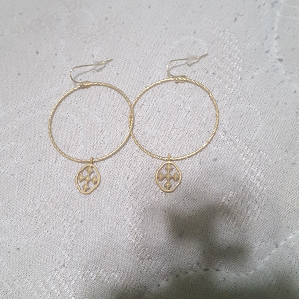 Beautiful cross earrings